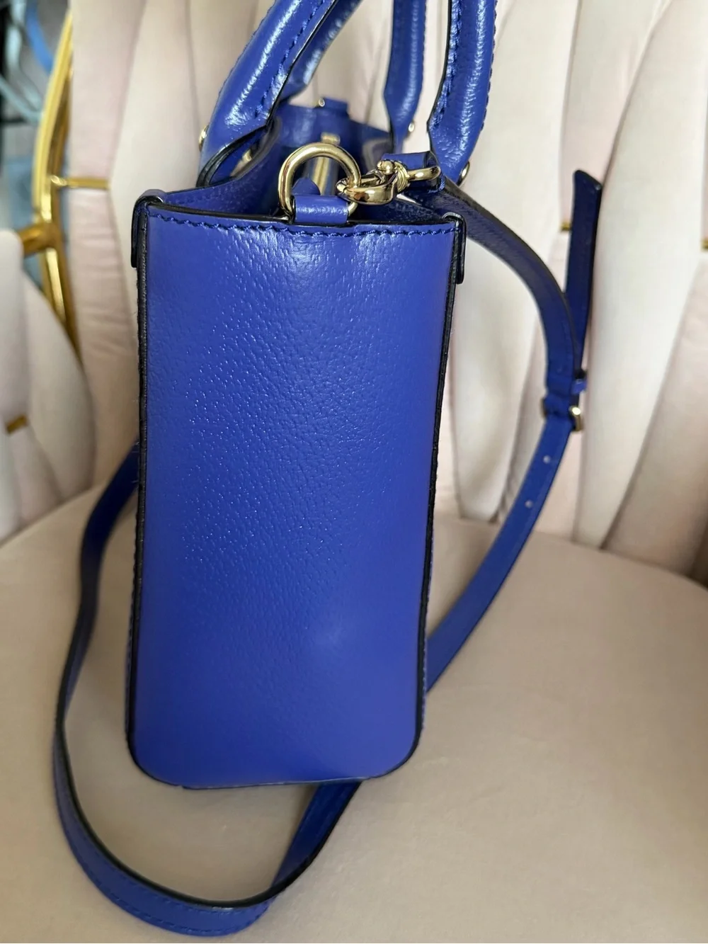 Kate Spade ♠️ Wellesley Quinn Blue Leather Satchel 💙